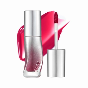 TPSY Juicy Lip Plumper (06 Unpredict) - Cranberry Plum, Tinted Lip Plumping Gloss, Volumizing & Hydrating, for Fuller Lips, Non-Sticky Glossy Finish, Vegan
