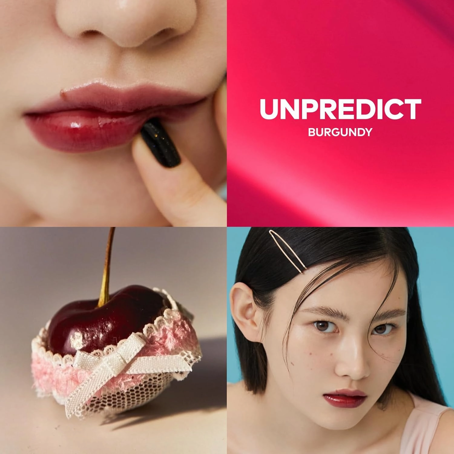 TPSY Juicy Lip Plumper (06 Unpredict) - Cranberry Plum, Tinted Lip Plumping Gloss, Volumizing & Hydrating, for Fuller Lips, Non-Sticky Glossy Finish, Vegan