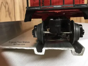 TRAIN DISPLAY SHELF/Set of 2 Model Railroad Shelves | Total of 8 feet of shelving | O Scale/Gauge
