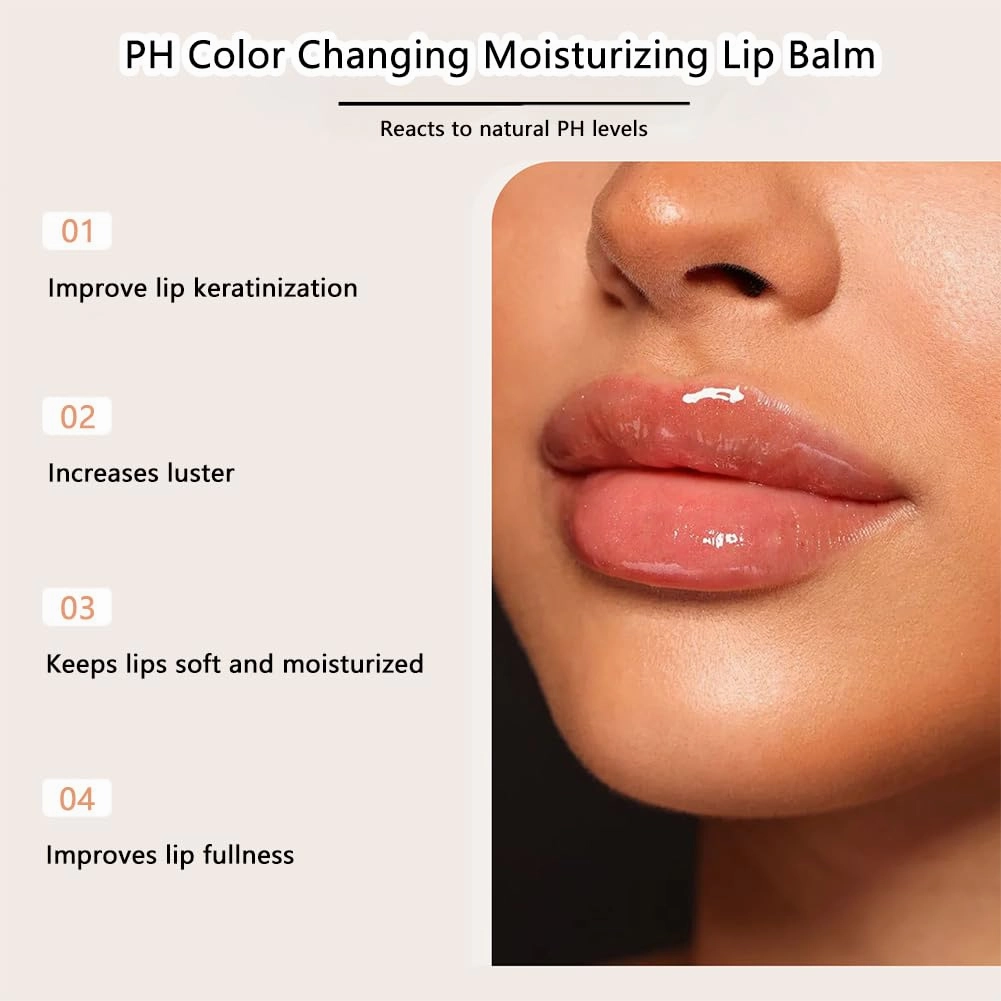 Transferproof Color-Changing Lipstick, Transparent Gold Crystal Long-Lasting Color-Changing Lipstick, Long-Lasting Moisturizing and Glossy Lip Gloss, Suitable for Various Occasions (1 * PCS)