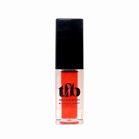 Trust Fund Beauty - Better Than Therapy - Tinted Lip Oil - Pomegranate Flavor, Sheer Tint, Softening, Moisturizing, 4g, 0.14 fl. oz. Vegan, Cruelty-Free, Nontoxic