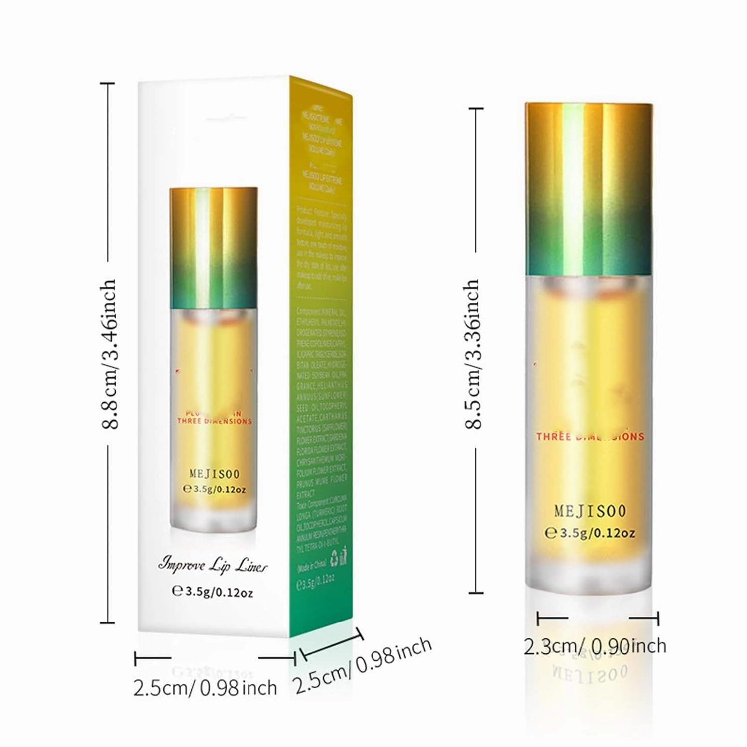 Ultra-Plump Moisturizing Lip Balm, Hydration Clear Gloss, Natural Lip Care, Ultra-Moisturizing, Long-Lasting Gloss, Sexy Plumping Formula, Create Thick and Hydrated Lips