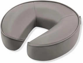 Universal-Size Ergonomic Crescent Memory Foam Face Cushion 632 for Massage Table Chair Headrest (Face Cushion Only) (Memory Foam, Gray)