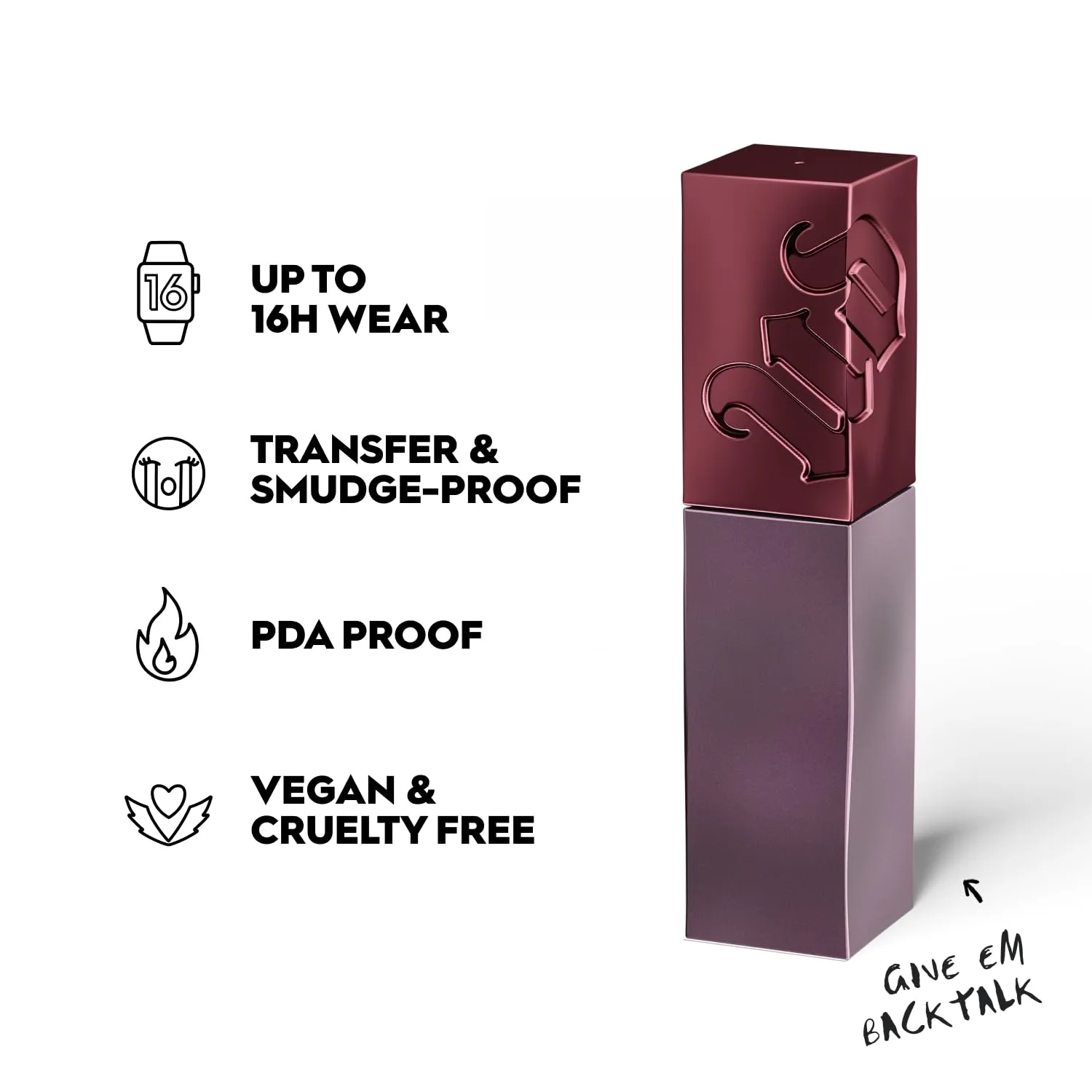 Urban Decay Vice Lip Bond Glossy Longwear Liquid Lipstick, Transfer-proof, Smudge-proof, Up to 16HR Wear, Hydrating Lip Color, Instant Shine, Vegan, Cruelty-free - 0.14 fl oz