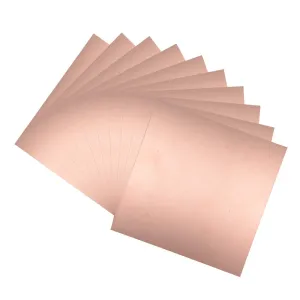 uxcell Double-Sided Copper Clad Laminate PCB Circuit Board, FR4 200x200mm 7.87x7.87 inch, 1.5mm Thickness DIY Prototyping PCB Board, Name Board, 10pcs