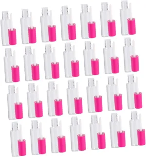 Vaguelly 100 Pcs Lip Gloss Bottle Lip Gloss Balm Container Tube Refillable Lip Gloss Container Bottles Lip Gloss Containers Makeup Accessories Bottle Lip Container Rosy