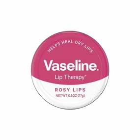 Vaseline Lip Therapy Lip Balm, Rosy Lips 0.6 oz (Pack of 5)