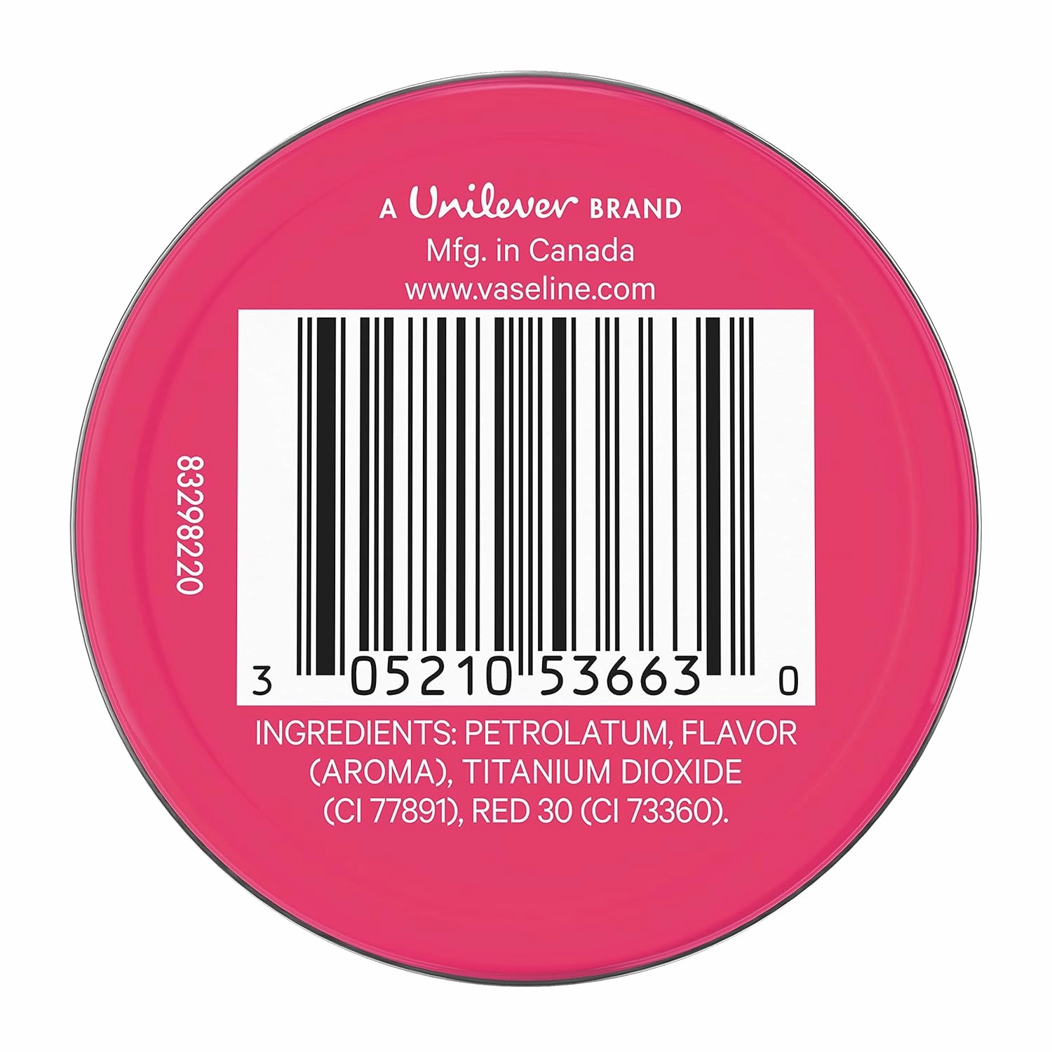 Vaseline Lip Therapy Lip Balm Tin Rosy Lips 0.6 oz 6 Count