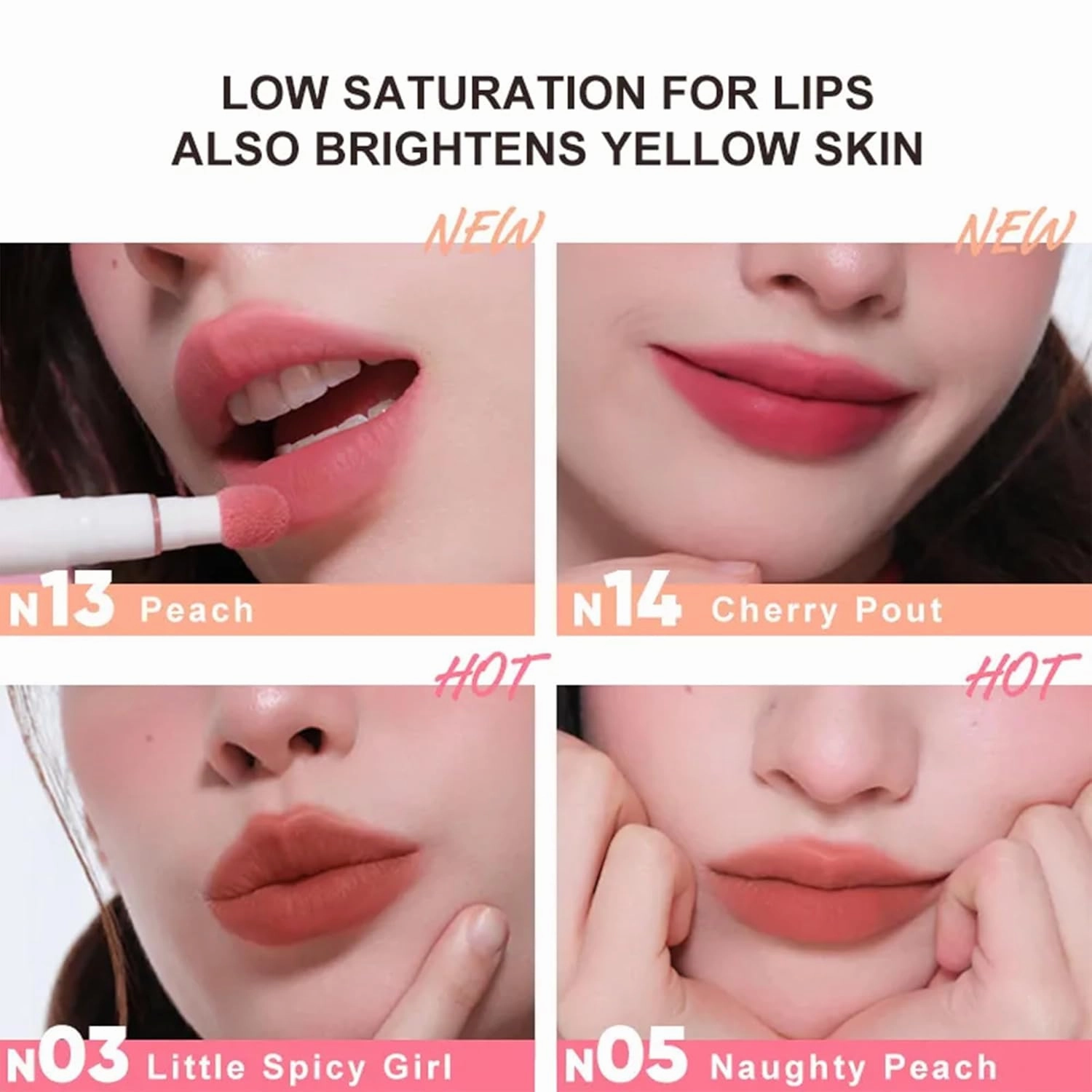 Velvet Matte Lipstick, Nude Lip Stain, Long Lasting, Waterproof, Matte Air Cushion Lipstick, Non-Stick Cup, Quick-Drying, 0.7055 Ounce, 1 Count