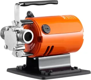 VEVOR Water Transfer Pump 115V, Utility Pump, 360 GPH Larger Flow, 46FT High-Lift, 1/10 HP Portable Electric Utility Pump with Water Hose Kit, Incl. Carbon Brushes, Impeller etc. For Water Removal