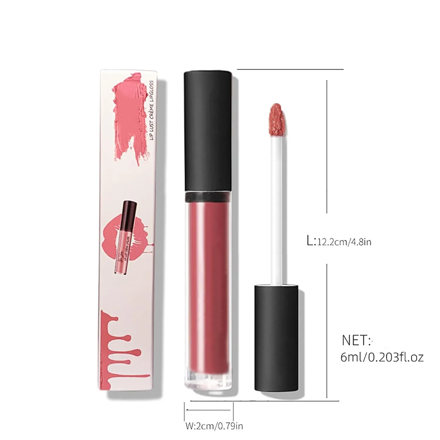 Visulong La-ssi Lips Staining Lip Oil, 2/4PCS La-ssi Lip Stain Oil, Long-Lasting Moisturizing Lipoil Sweet, Plumping, Waterproof, Hydrating, Nourishing, Smooth Application (#5~#8)