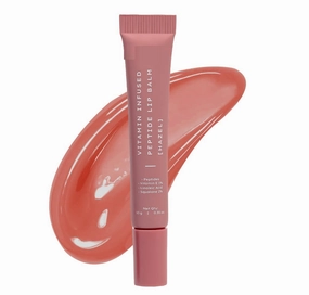Vitamin-Infused Peptide Tinted Lip Balm | 24 Hrs Moisturization | Hydrates, Plumps & Repairs Moisture Barrier | Peptide Lip Balm for Women | Lip Balm for Chapped and Dry Lips |Peachy Nude Shade - 10g
