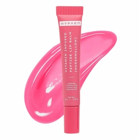 Vitamin-Infused Tinted Lip Balm-Marshmallow|For Dry,Flaky & Dark Lips|24 Hrs Moisturization|Hydrates & Repairs Moisture Barrier|Glossy Effect|Peptide Lip Balm for Women|Pink Shade-10g