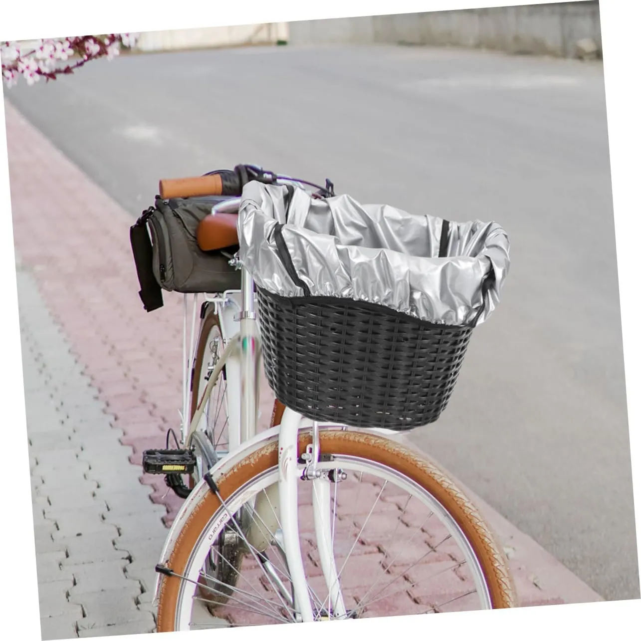 Waterproof Bicycle Basket for Number Black Accessories with Rain Bike Cycling Liners Multifunctional