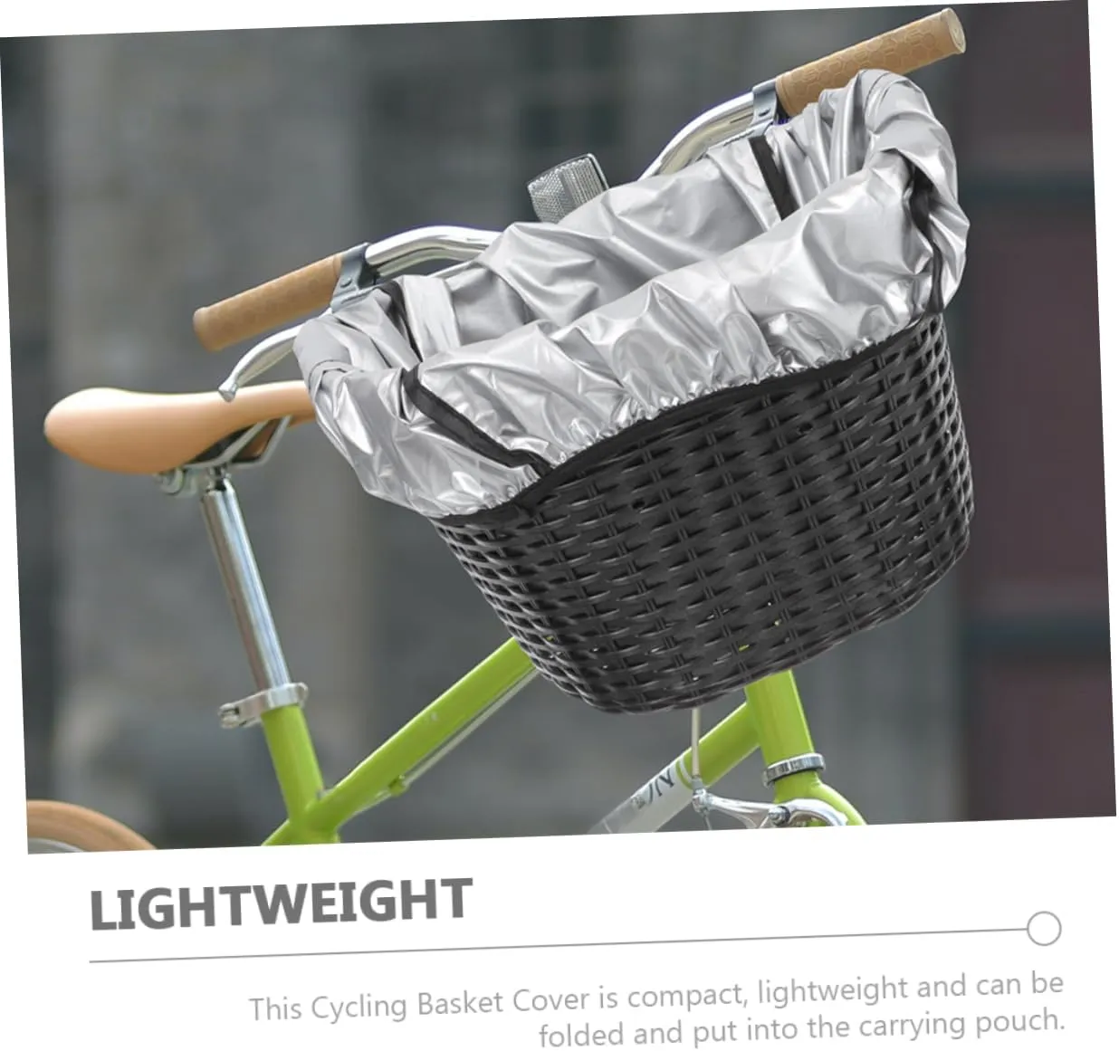 Waterproof Bicycle Basket for Number Black Accessories with Rain Bike Cycling Liners Multifunctional