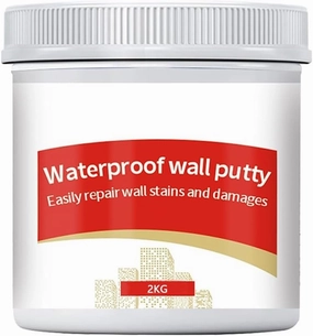 Waterproof Wall Repair Paste,Wall Patching Paste,Suitable for Cracks, Flaking and Stains On Walls, Safe Mend Repair (Size : 2kg)