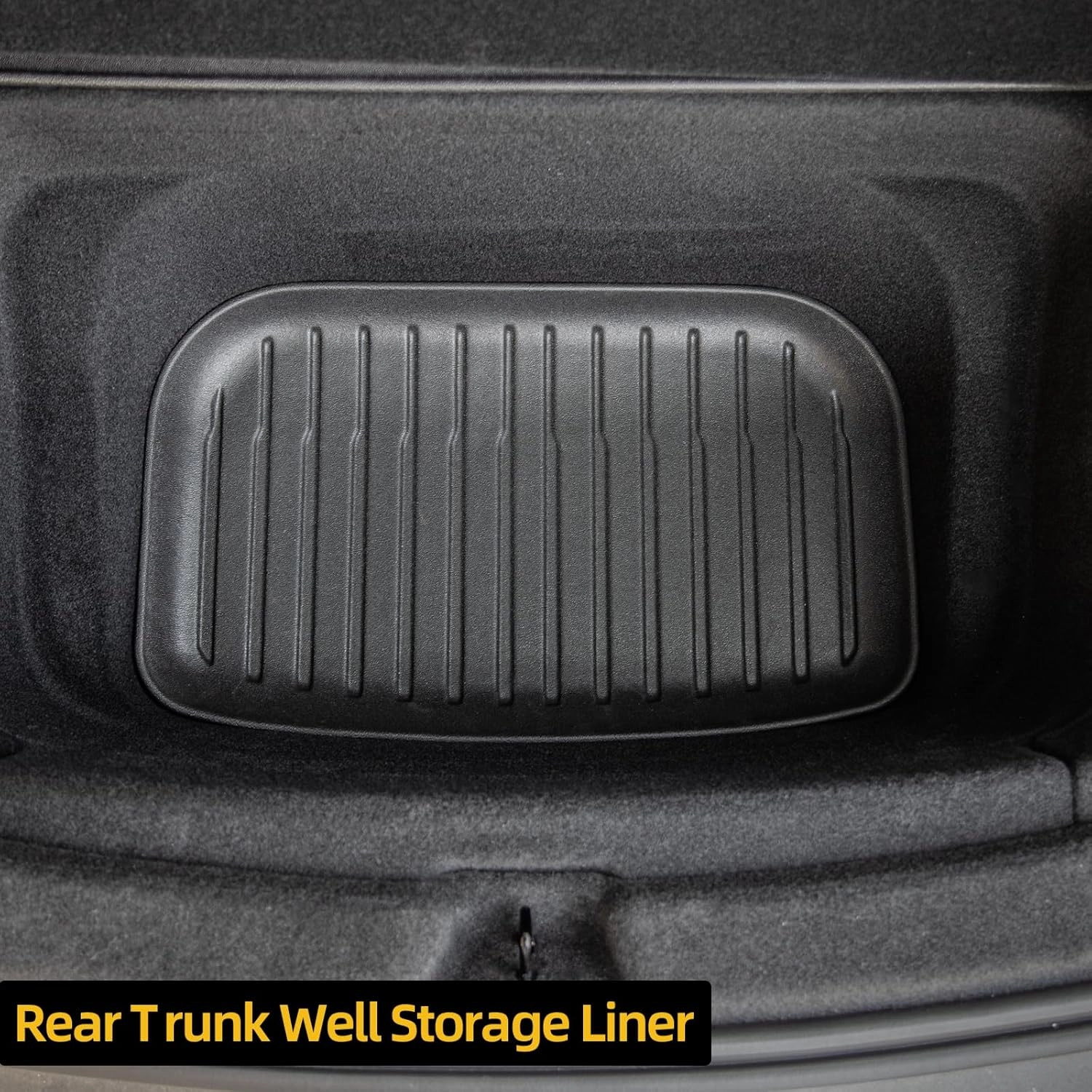 Weize New 2025 Tesla Model Y Juniper Floor Mats and Cargo Liners 5-Seat All Weather Non-Slip Floor Liners and Cargo Trunk Mats Accessories, Set of 6 Mats (ONLY for Tesla Model Y Juniper)