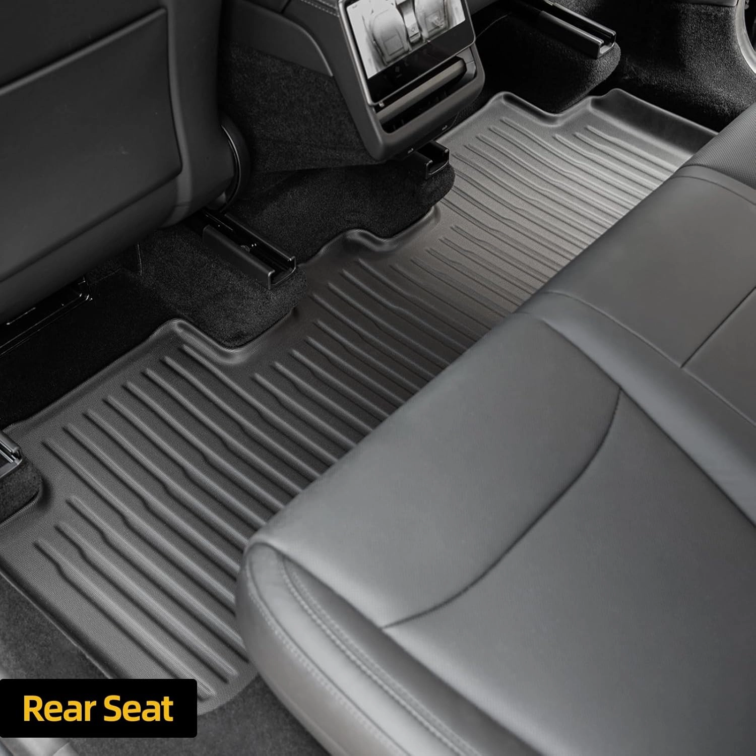 Weize New 2025 Tesla Model Y Juniper Floor Mats and Cargo Liners 5-Seat All Weather Non-Slip Floor Liners and Cargo Trunk Mats Accessories, Set of 6 Mats (ONLY for Tesla Model Y Juniper)