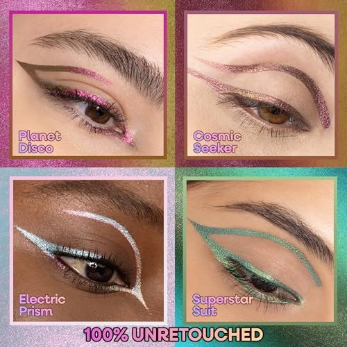 wet n wild Chameleon Chrome Eyeliner, Waterproof and Smudge-Proof, Multichrome Color Shift, Long-Lasting 18-Hour Wear, Cruelty-Free & Vegan - Superstar Suit