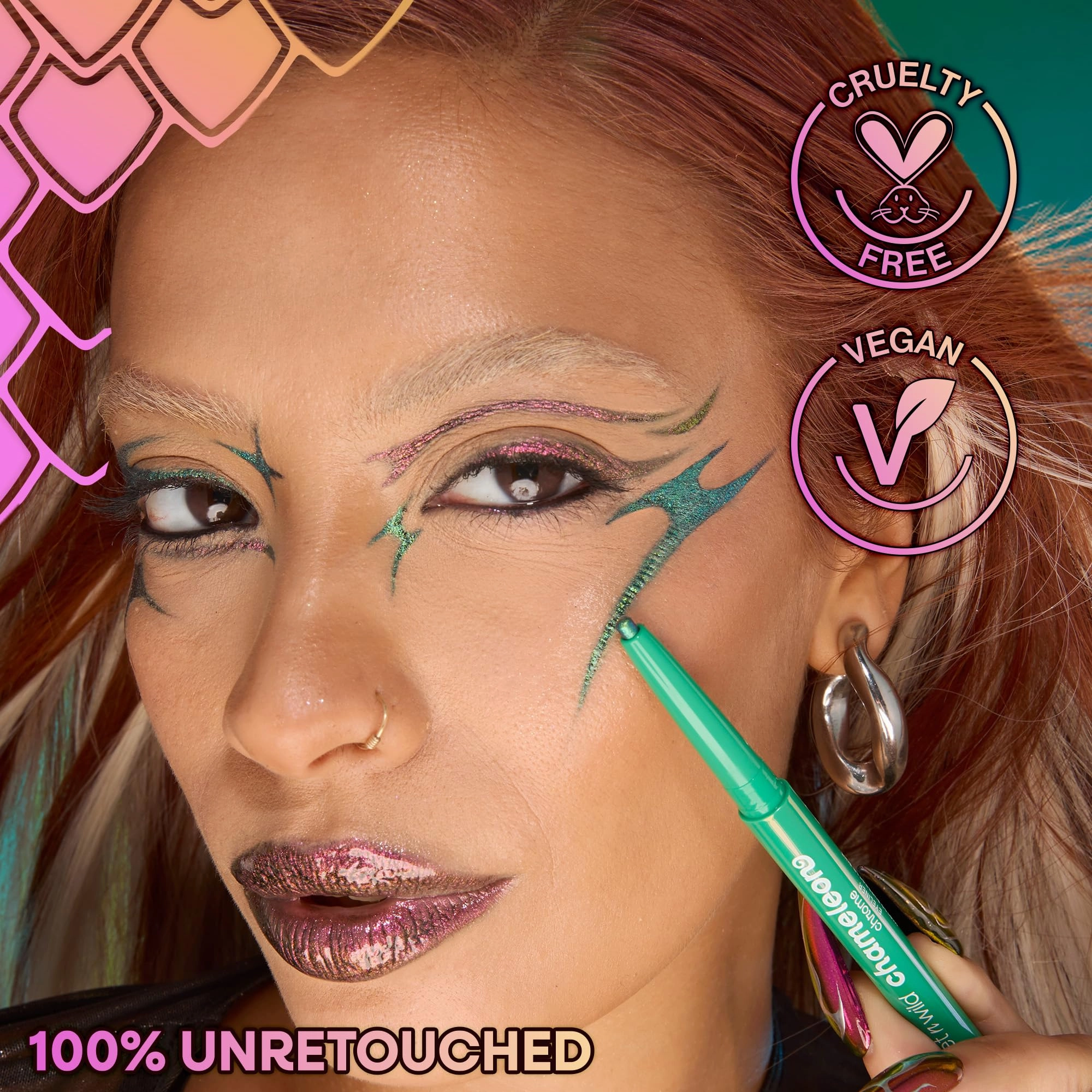 wet n wild Chameleon Chrome Eyeliner, Waterproof and Smudge-Proof, Multichrome Color Shift, Long-Lasting 18-Hour Wear, Cruelty-Free & Vegan - Superstar Suit