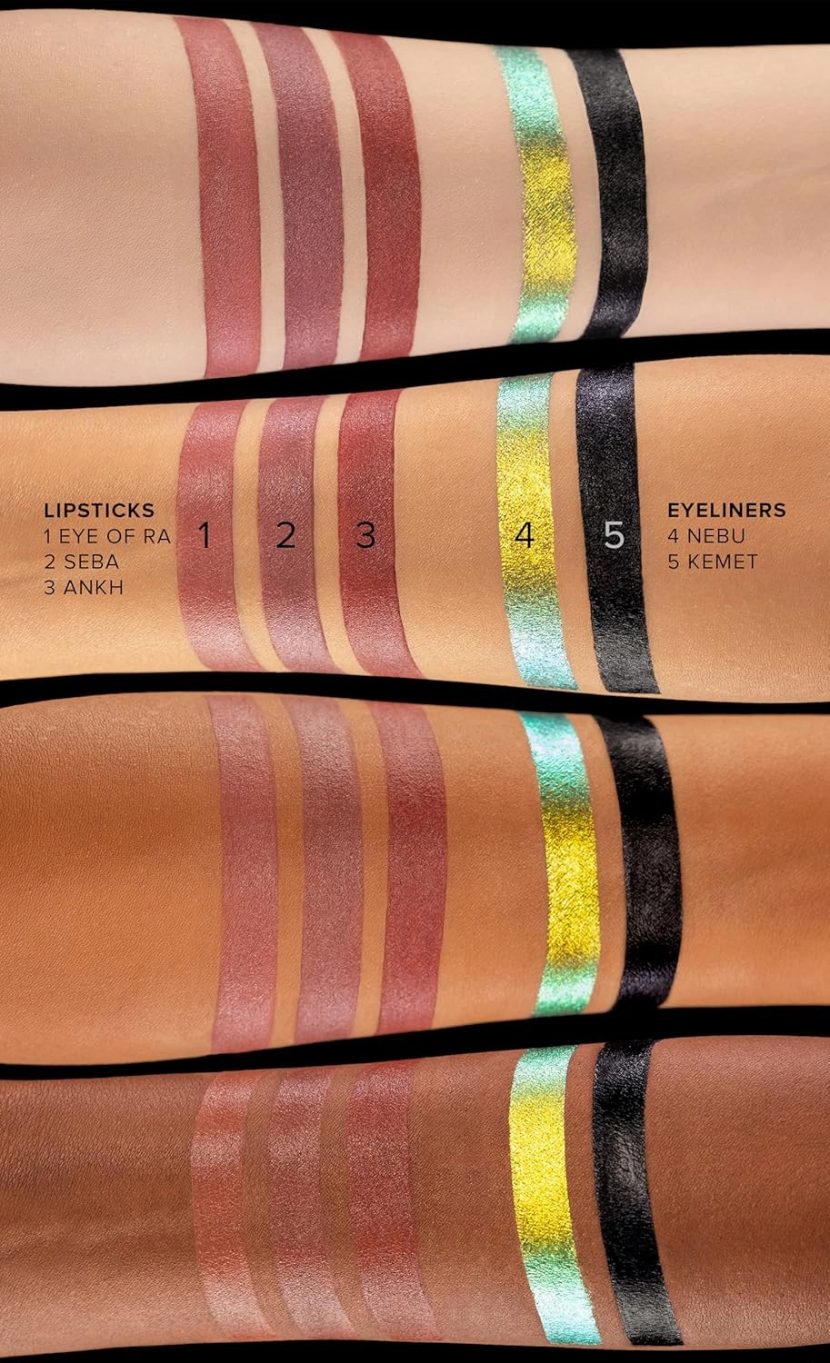 Whats Up Beauty - Egyptian Queen Lipstick - Shade Eye of Ra Clean Cruelty Free Vegan Lip Makeup Coral Nude