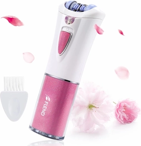 Women's Epilator, Smooth Glide Face & Body Hair Remover, Up to 5 Weeks, LED Light, Pink, 1 Count, Not Water Resistant, Includes Cleaning Brush, Storage Bag, User Manual