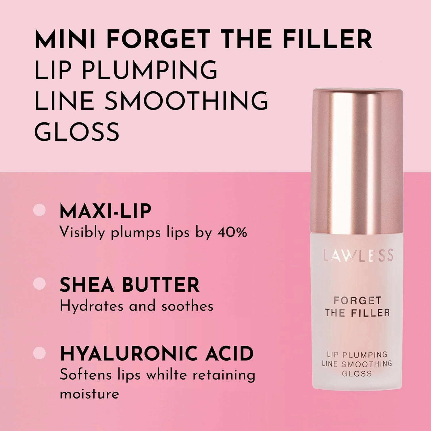 Women's Mini Rosy Outlook Lip Plumper, Rosy, 0.058 oz