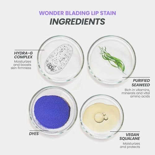 Wonderskin Wonder Blading Lip Stain Peel Off and Reveal Kit - Long Lasting, Waterproof Pink Lip Tint, Transfer Proof Natural Makeup Stain Kit (Beautiful)