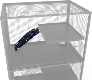 YKD Fitted Liners for Ferret Nation, Critter Nation Cage Accessories Kit, for Ferrets, Rats, Chinchillas, Guinea Pig, Fancy Rat & Other Small Animals (Ramp Cover - 3 Pack)