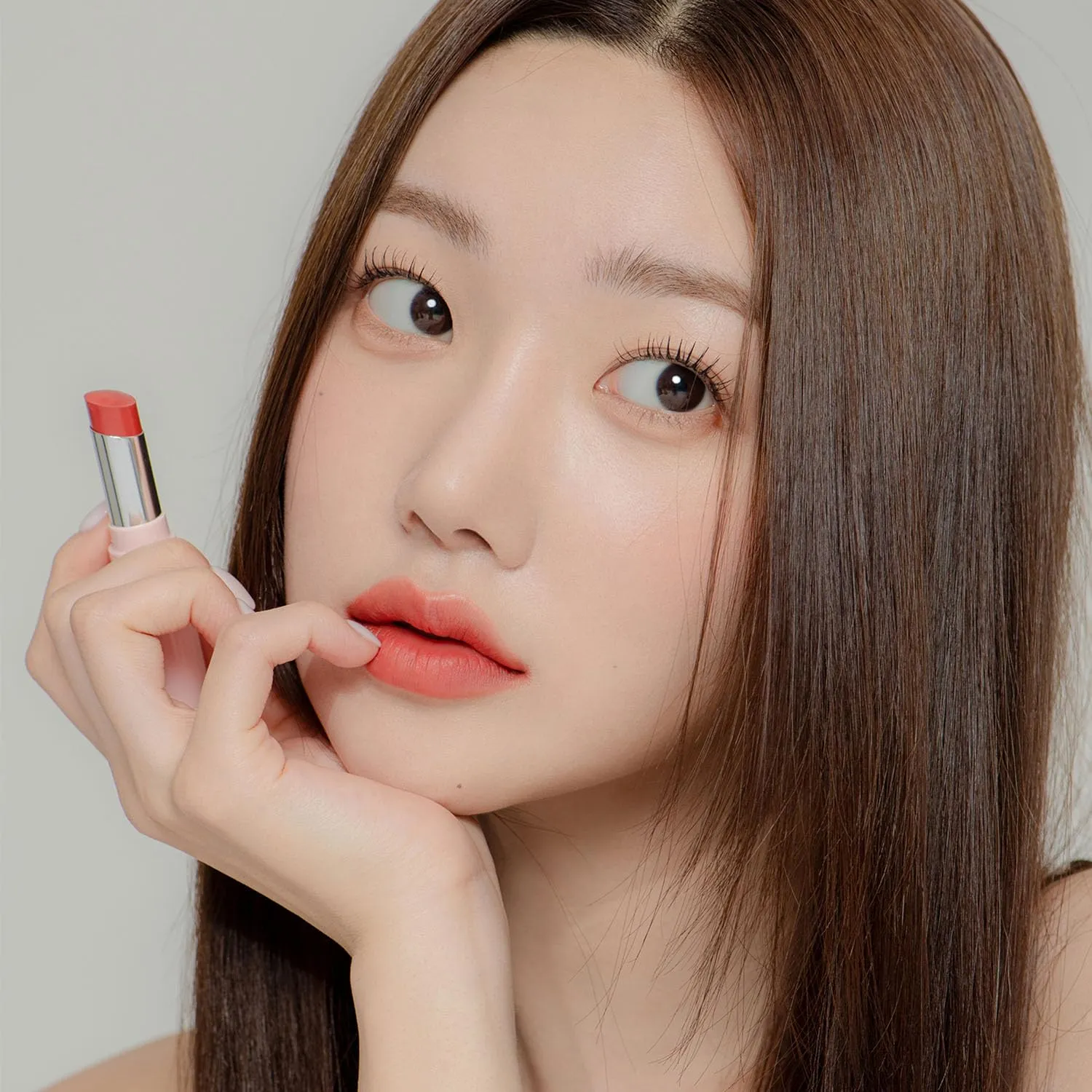 YNM Cream Matte Lipstick (02 DEAR PEACH, 5.5g), Long Lasting, Non-Drying,K-beauty, Buildable, Lightweight Formula, Full Coverage, Highly Pigmented