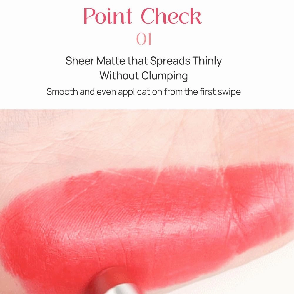 YNM Cream Matte Lipstick (01 ROSE BEIGE, 5.5g), Long Lasting, Non-Drying,K-beauty, Buildable, Lightweight Formula, Full Coverage, Highly Pigmented