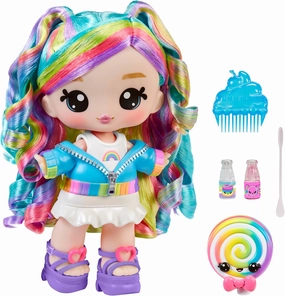 YUMMI LAND Yummiland x Peeps Lip Gloss Doll – Goldie Mallows – Includes 1 Customizable Fashion Doll and Lip Gloss Kit with Exclusive Color, Aroma and Transparent Base, for Kids 4 Years Old