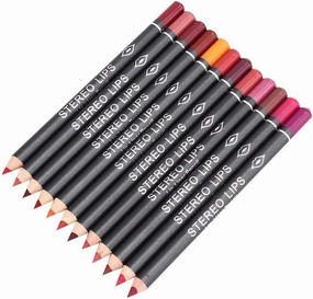 ZJchao Lip Liner Set, 12 Pieces of Matte Waterproof Lipliner Pen Set Plump Pencil Lip Liners Pencil Kit Lip Liner Lip Liner Pencil with Colorful Lines for Women Daily Makeup
